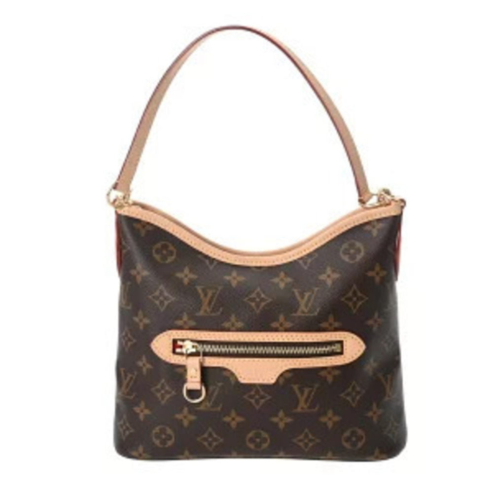Louis Vuitton Monogram Lineup Canvas Shoulder Bag Brown